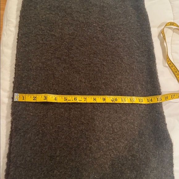 Mijeong Park boucle olive green brown midi skirt - Picture 9 of 11